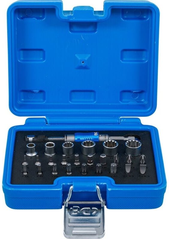BGS 4812 Bit- und Steckschlüssel-Satz, Antrieb Auß ensechskant 6,3 mm (1/4"), 2-IN-1, 26-tlg.