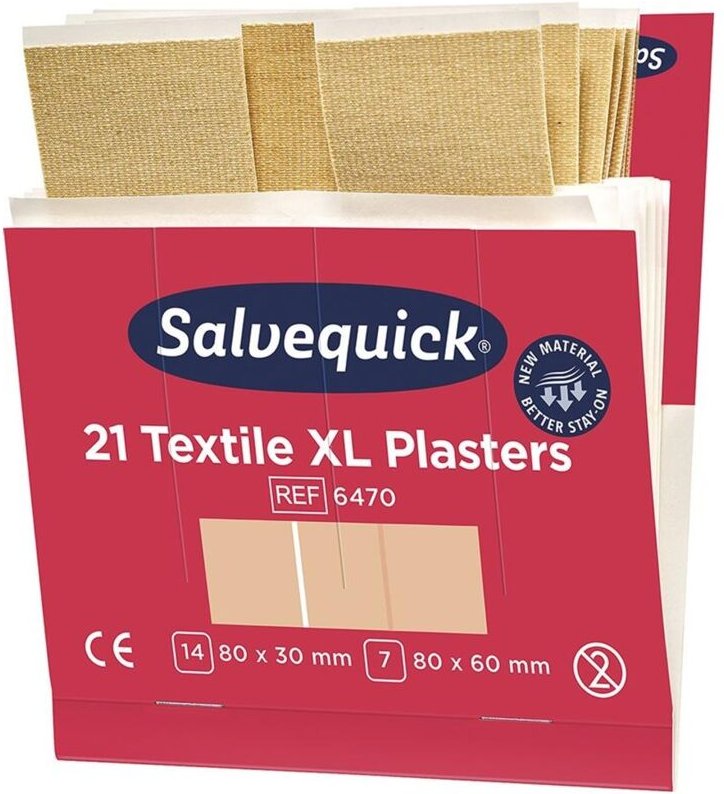 Pflasterstrips Salvequick Textilfplaster ext.gr.SALVEQUICK
