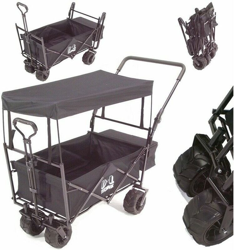 Apex - xxl Bollerwagen Kinderwagen Strandwagen faltbarer Handwagen Gerätewagen 56603