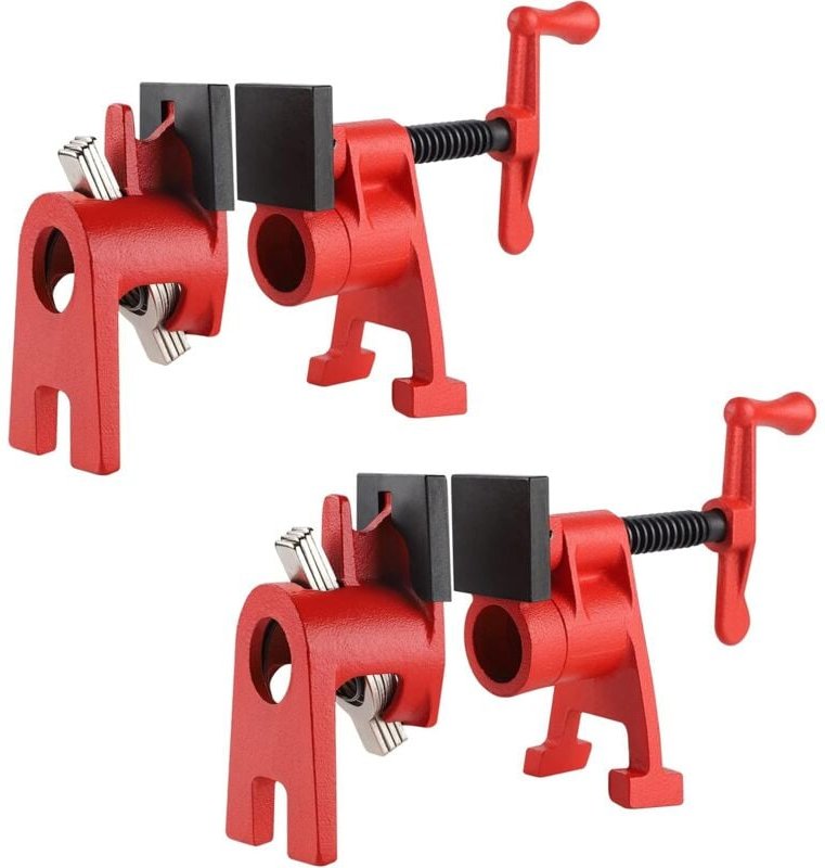 Stück 3/4 Zoll Rohrschelle, Schlauchklemme, Holzbearbeitungsbank, Schnellspann-Holzschraubstock, Holzbearbeitungsklemme,