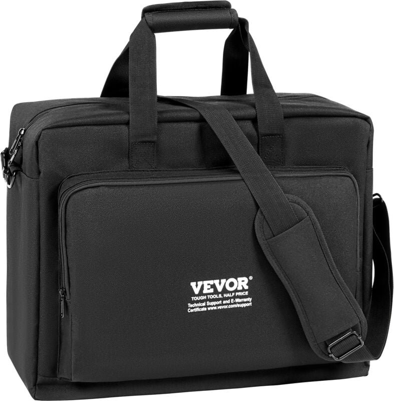 VEVOR DJ-Mixer Tragetasche, 1200D Oxford-Gewebe, für DJ-Ausrüstung mit Aufbewahrungstasche, 1,5 m langer, abnehmbarer Sc...