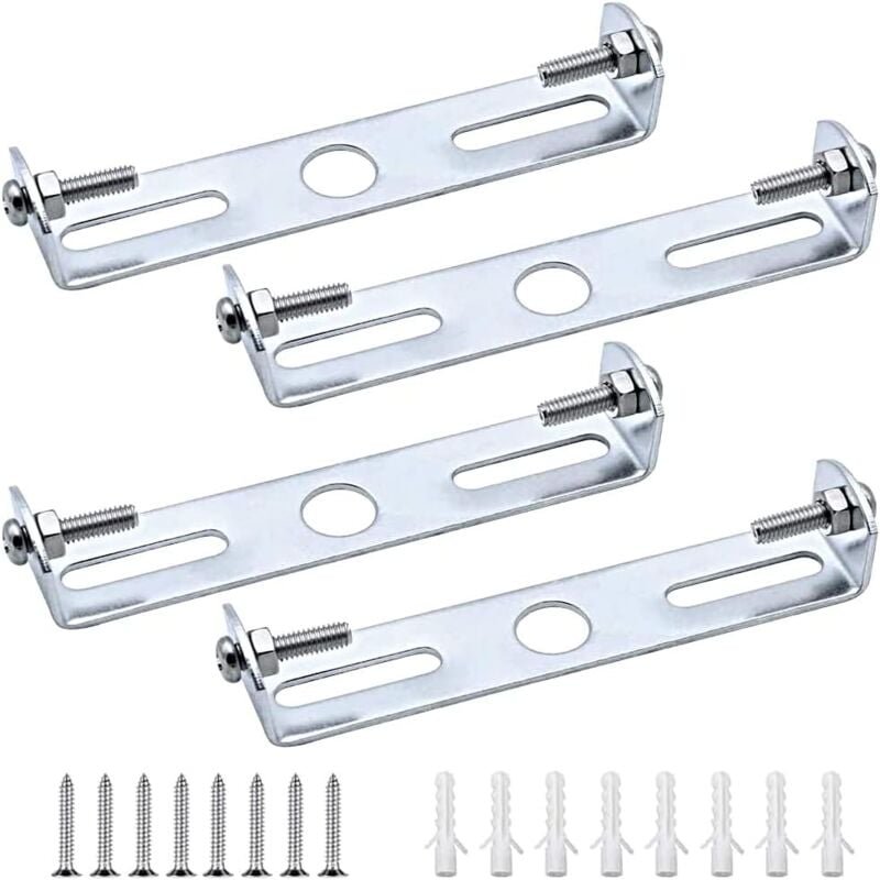 Ersandy - 4 Stück Aufhängeplatte für Deckenleuchte, 90 mm, für Montageplatte, Basisabdeckung, Halterung für Aufhängung, ...