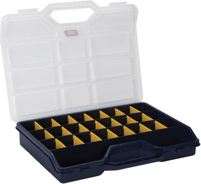 Sortimentskasten B312xT238xH51mm max.25 Fächer 21 lose Trennw.