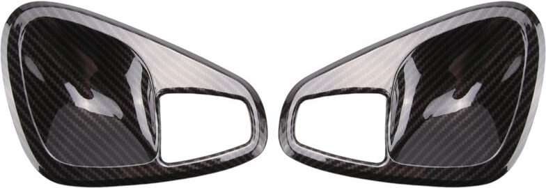 Tlily - Auto InnentüRgriffschalen Abdeckungs Aufkleber für Smart 451 Fortwo 2010-2014 ZubehöR, Kohlefaser