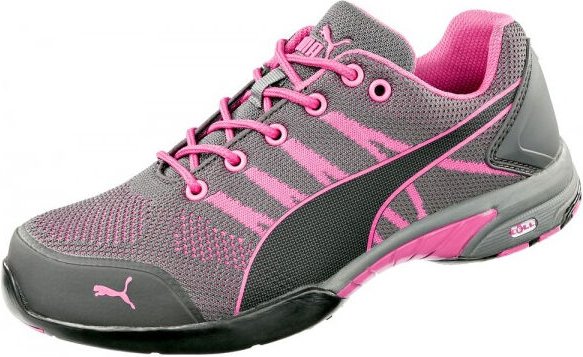 Thumbnail - Puma Safety Shoes - puma Celerity Knit Pink 642910-35 Sicherheitsschuh S1 Schuhgröße (eu): 35 Grau, Pink 1 St.