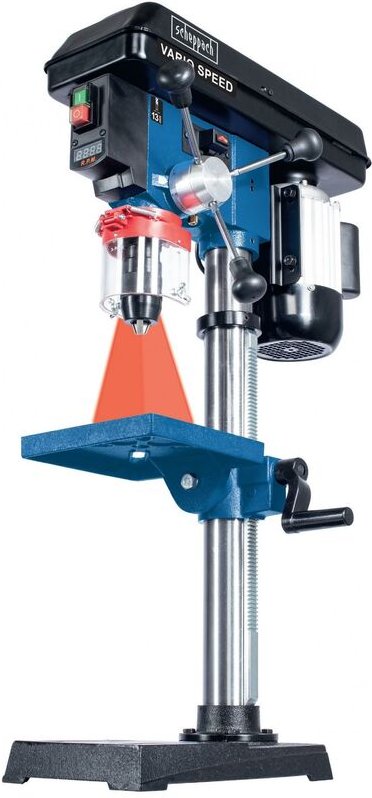 Scheppach - Säulenbohrmaschine DP19VARIO Tischbohrmaschine Standbohrmaschine