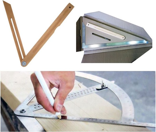 Doppel-Alpha-Winkel 800x320 + Falscher Holzwinkel + Zimmermannswinkel Emile Peyron kitalpha