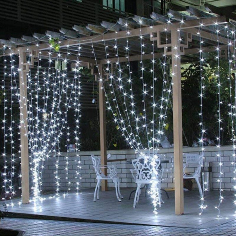 Thumbnail - TolleTour LED Lichterkette Außen Wasserdicht Drahtlichterkette Beleuchtung 1000 LEDs 200m Kaltweiß