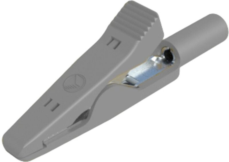 Sks Hirschmann - ma 1 s gr Krokodilklemme Steckanschluss 2 mm Ohne Messkategorie Grau