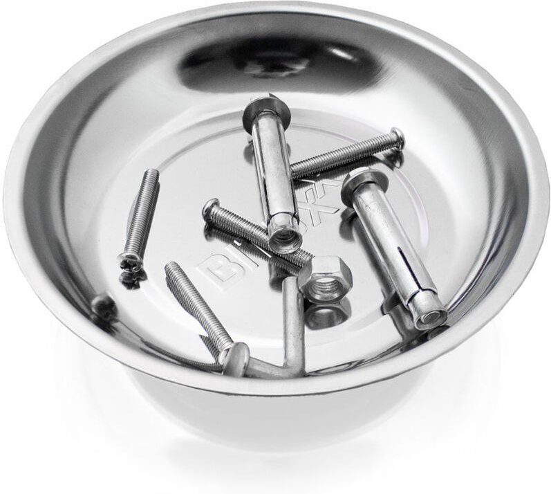 Bituxx Magnetschale Magnetteller Metallschale Ø150mm Magnetablage Werkstatt zubehör perfekt für Schrauben und andere met...