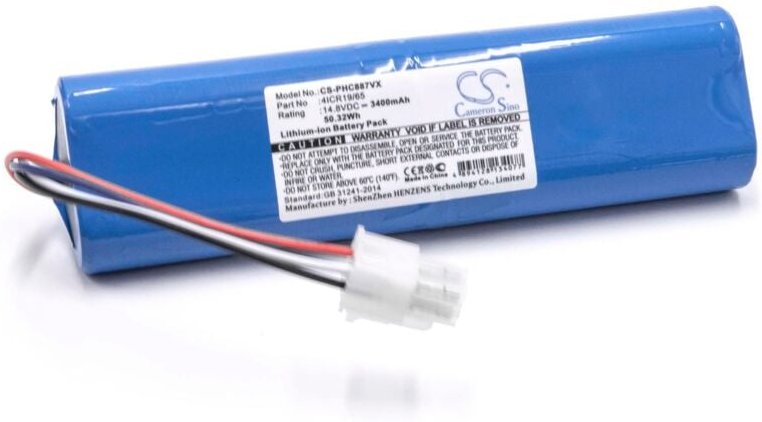 Akku kompatibel mit Philips FC8700, FC8705, FC8710, FC8772, FC8715, FC8774, FC8774/01 Home Cleaner Heimroboter (3400 mAh...