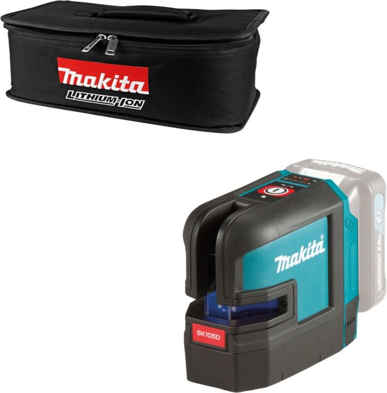 SK105DZ Akku Linienlaser rot 12V Solo ohne Akku/Ladegerät Kreuzlinienlaser - Makita