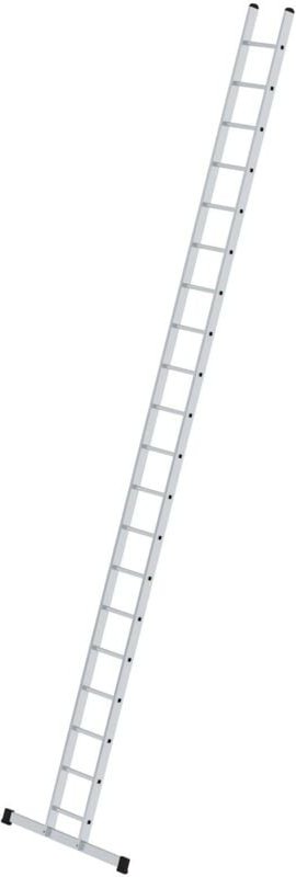Günzburger Steigtechnik Sprossen-Anlegeleiter 0,35 m breit mit Standard-Traverse 20 Sprossen - 011420