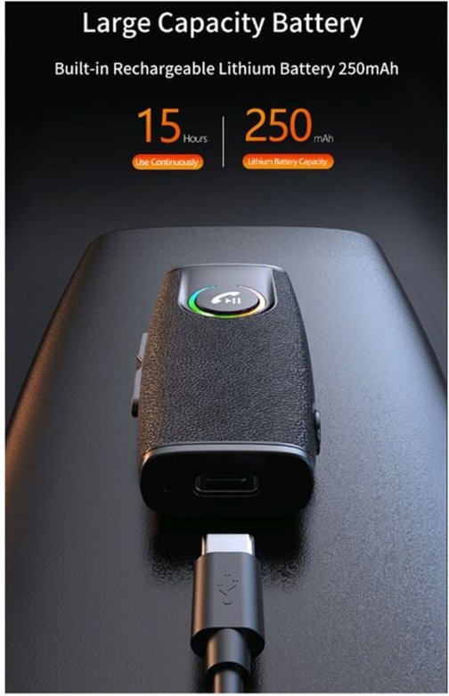 Bluetooth-Adapter, kabelloser Stereo-Audioempfänger für 3,5-mm-AUX-Buchse