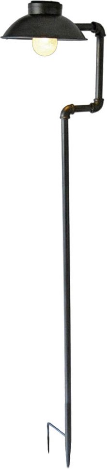 Gardenpleasure - led Solar Außen Lampe Garten Weg Beleuchtung Erdspieß Steck Leuchte antik schwarz harms 507097