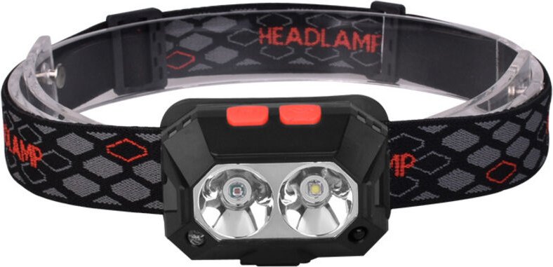 Jalleria - Leistungsstarke Stirnlampe, wiederaufladbar über usb, 6 Modi, Camping-Stirnlampe, 1000 Lumen, IPX4 wasserdich...