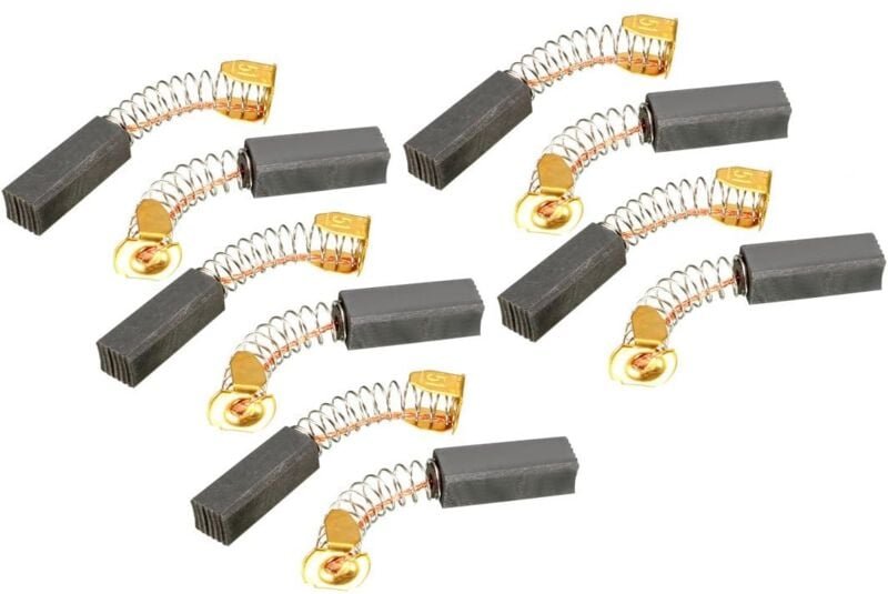 Sourcing map Motorkohlenbürsten, 19 mm x 7 mm x 6 mm, für Elektromotor, Laufband, Holzbearbeitung, Trimmer, Laminat, 80 ...
