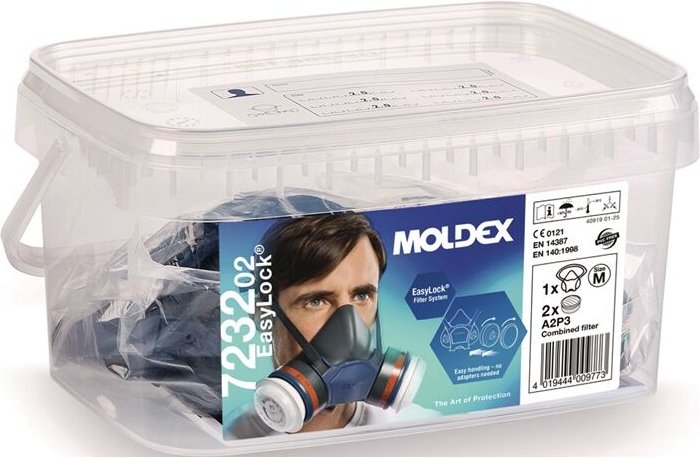 FP - moldex 723202 Atemschutzbox 723202 1x700201,2xA2P3 Filter 923001