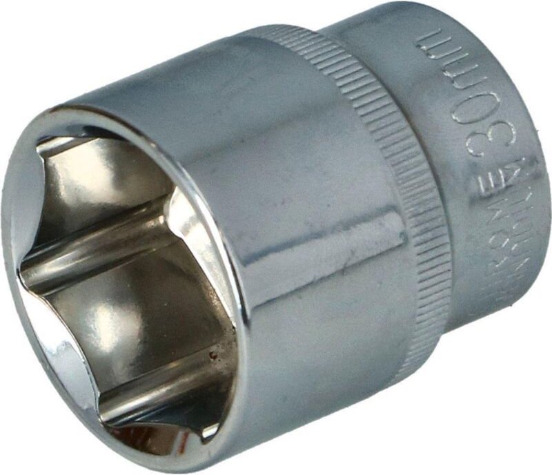 Aster Sechskantstecker satinierte Oberfläche Stahl 10mm