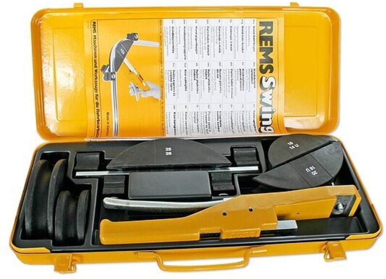REMS Swing Einhand-Rohrbiege-Set für Kupfer- und Alu-Verbundrohre 12, 14, 15, 16, 18, 20, 25 und 26 mm