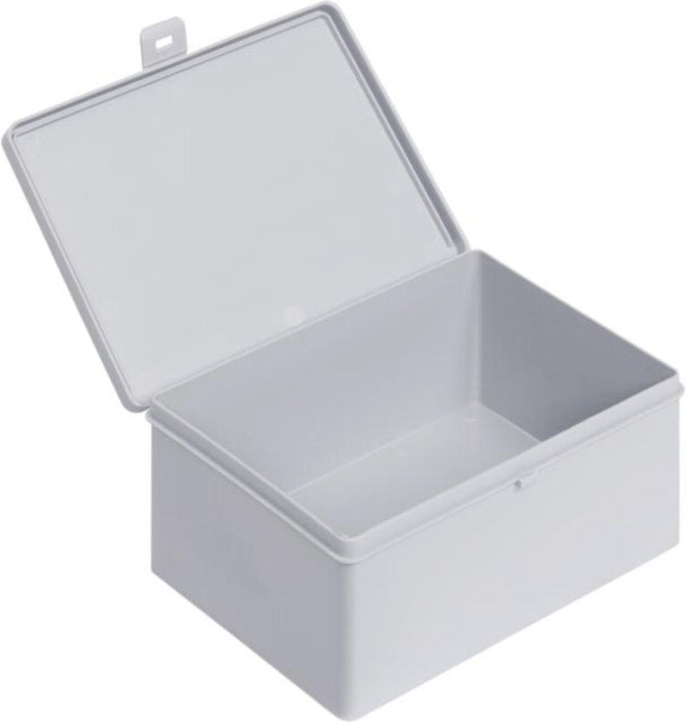 Alutec 66019 Scharnierdose (L x B x H) 180 x 140 x 80 mm Grau 1 St.