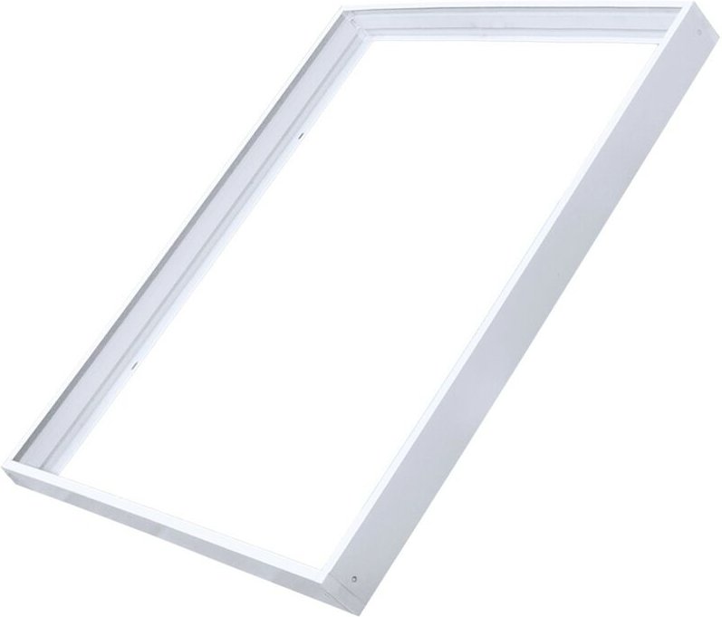 Automatisches Aufputz- für 600600 alu Led-Fliesen weiß lackiert.