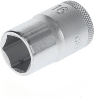 Steckschlüsseleinsatz 19 1/2 ″ 6-kant Schlüsselweite 16 mm Länge 39,5 mm