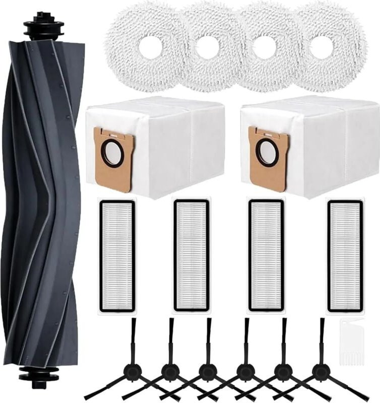 Kit d'accessoires pour aspirateurs robots Dreame L20 Ultra / X20 Pro : pièces de rechange, accessoires, 1 brosse princip...