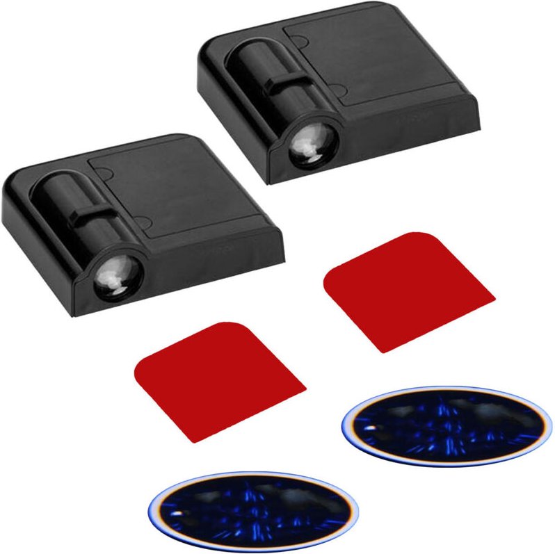 Thumbnail - Eosnow Autotür-Projektor-Licht, professionell, cool, stilvoll, hell, verkabelungsfrei, LED-Willkommenslampe für Zubehör,...