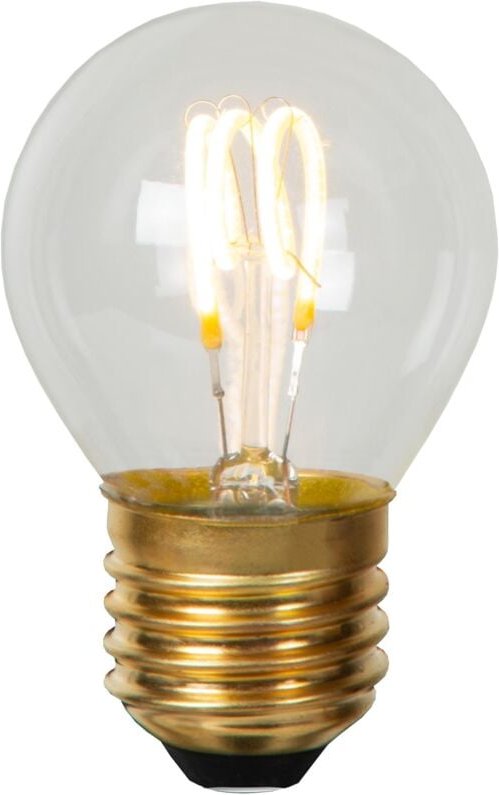 Lucide - G45 - Glühfadenlampe - ø 4,5 cm - led Dim. - E27 - 1x3W 2700K - Transparent