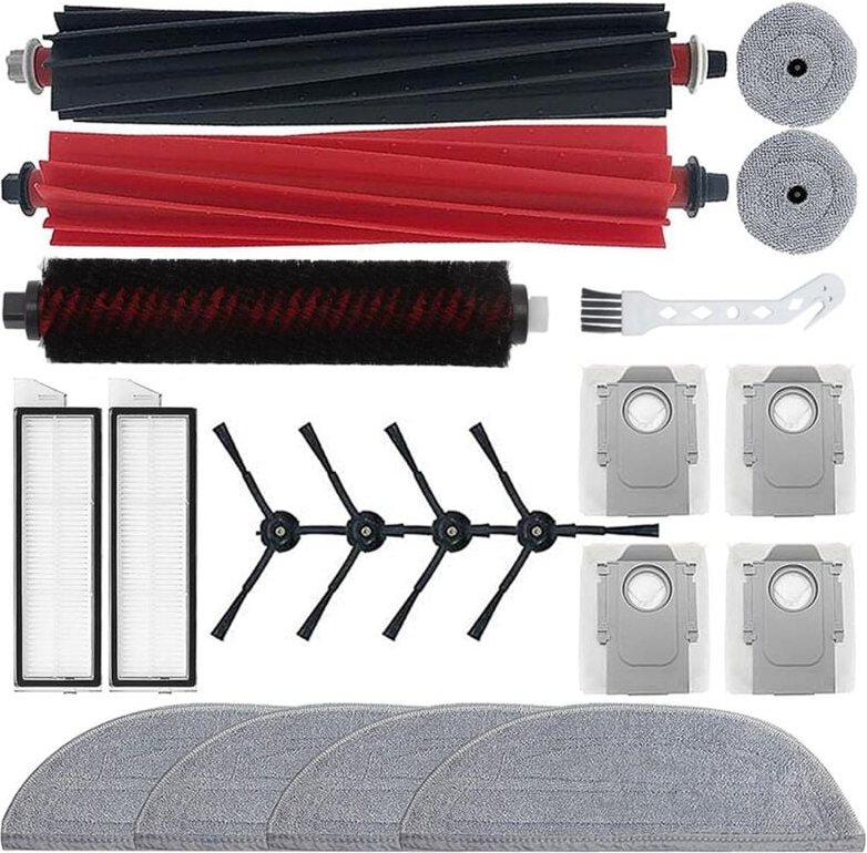 Für S8 MaxV Ultra Roboter-Staubsauger, Hauptseitenbürste