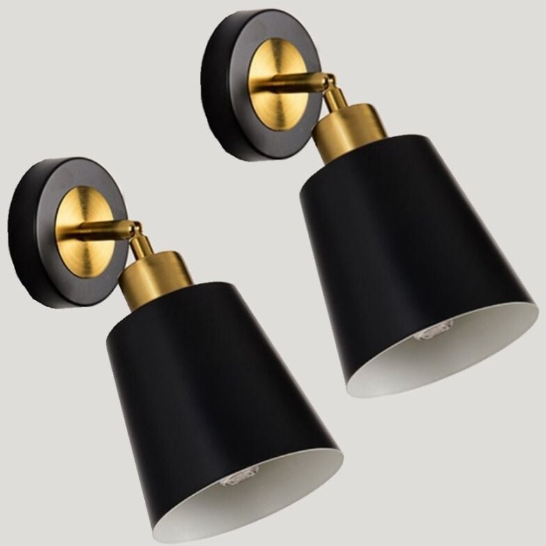 Vintage Industrial Wandleuchte Innen Wandlampe Metall Wandstrahler für Wohnzimmer Küche Schlafzimmer 2 Stücke