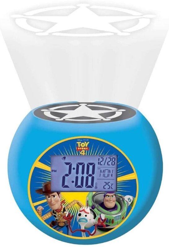 Les Tendances - Toy Story Projektor-Radiowecker Mit Buzz und Woody Design