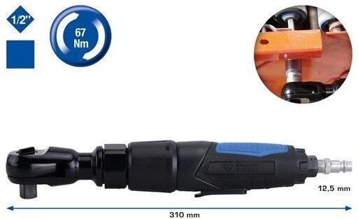 1/2 Druckluft-Ratsche, 67 Nm - Brilliant Tools