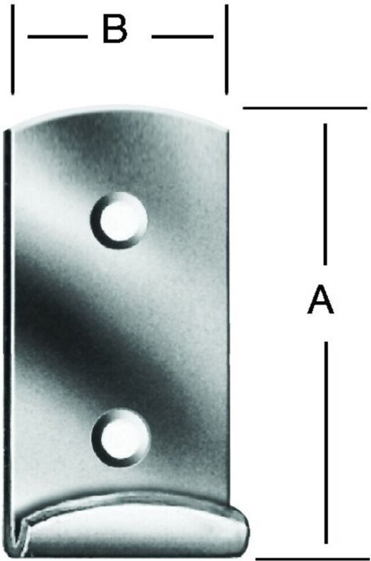 VORMANN Schließhaken für Spannverschluss gerade,L17mm Stahl verzinkt 50 Stk