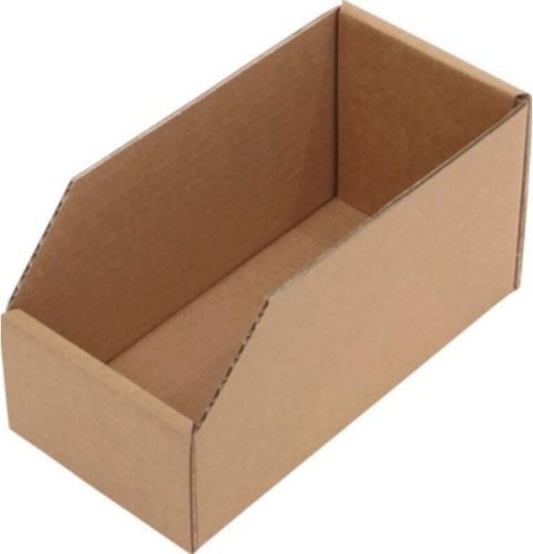 Thumbnail - Regalkasten L200xB100xH100mm braun 1-wellige Pappe