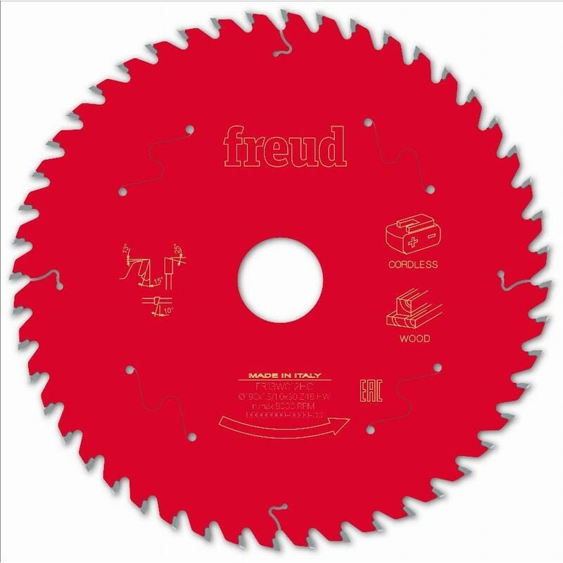Sägeblatt für Akku-Handkreissäge Freud 190 1,45/1 AL30 Z48 ba 15° - F03FS10059 -FR13W012HC