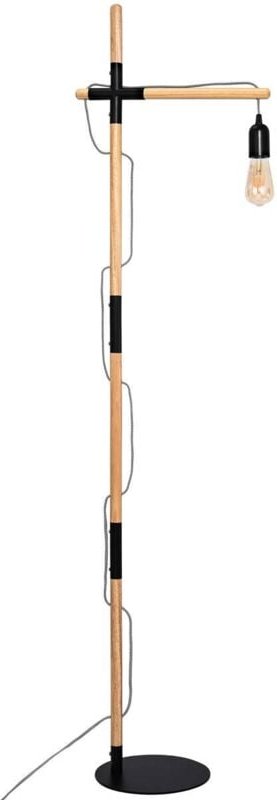 Stehleuchte Holz und Aluminium 'Natural Wood'.