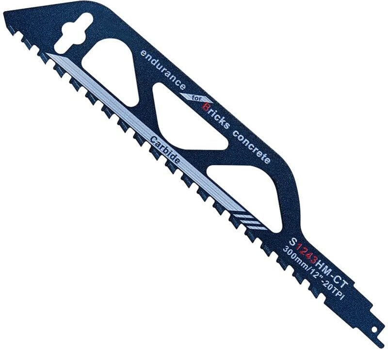 Ersandy - Säbelsägeblatt, Expert Wolframkarbid-Säbelsägeblatt für Metall, Holz, Stein, Säbelsägen-Zubehör für Porenbeton...