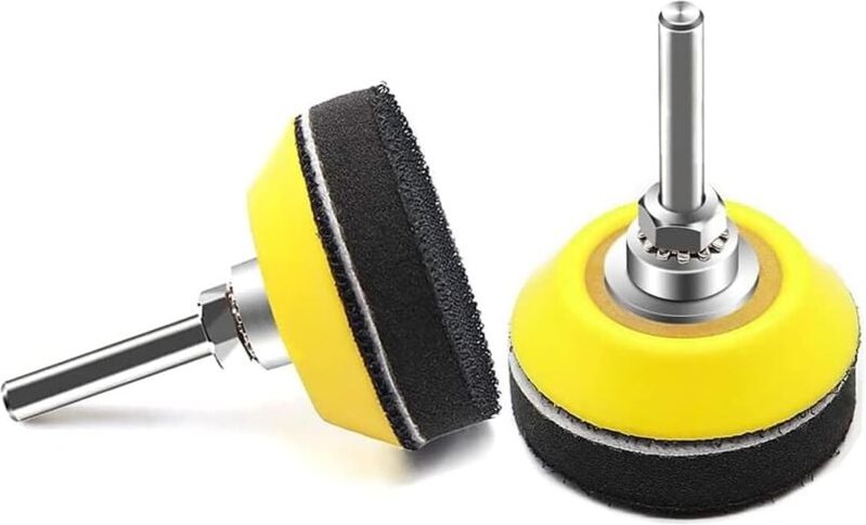 Stück 50 mm Schleifpads Schleifscheiben Schleifplatte mit 1/4 Zoll Gewinde Polierpads Klettverschluss für Schleifer Wink...