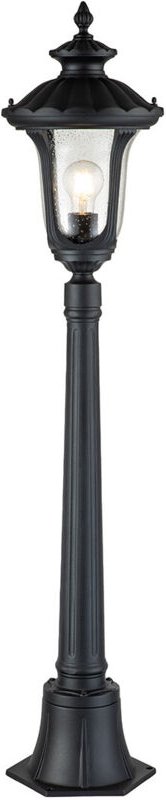 Chicago Poller für den Außenbereich Strukturiert Schwarz, IP44 - Elstead