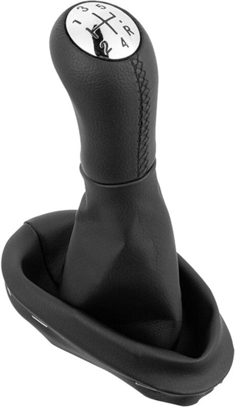 Tlily - 5 Gang Maunal Auto Schalten Hebel mit Kofferraum Abdeckung für 2 3 ii Scenic Kangoo Leder