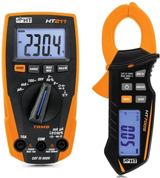 Ht Italia - Starterkit HT-Digitalmultimeter HT211 und Stromzange HT7OO5 HA002110