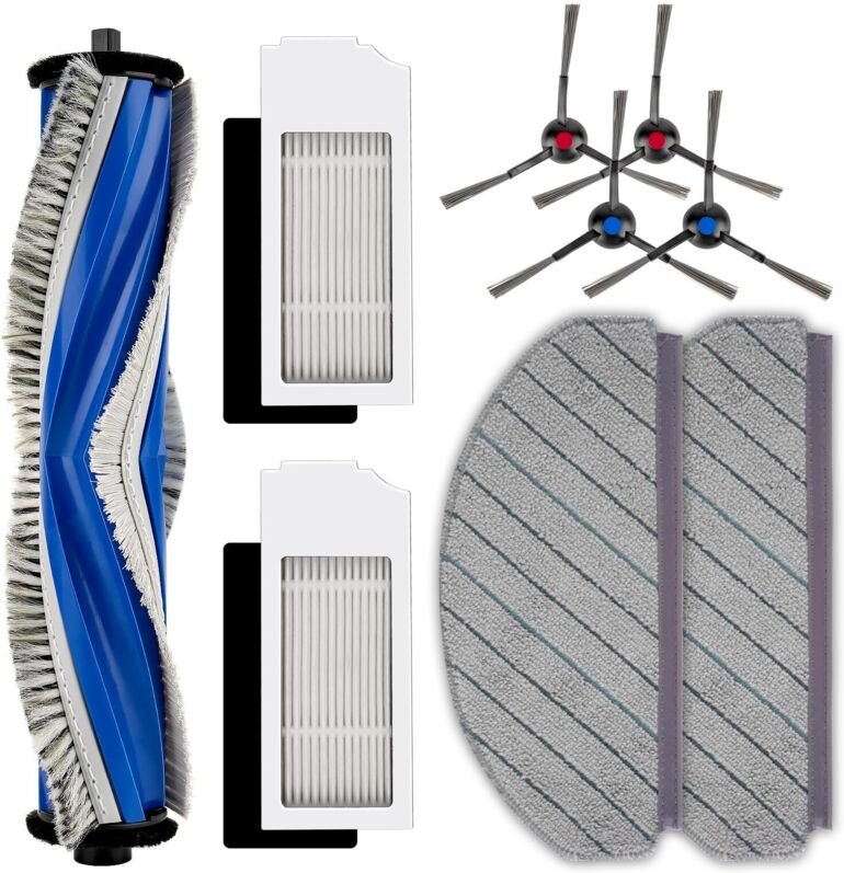 (9-teilig) N20 Plus Zubehörset kompatibel mit ECOVACS DEEBOT N20 Plus/N20 Pro Plus Roboter: 1 Rollbürste, 4 Seitenbürste...
