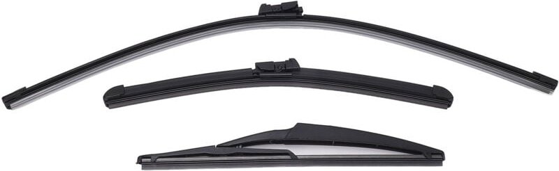 Eosnow - Scheibenwischerbltter vorne und hinten, weiche Gummi-Windschutzscheiben-Regenbürsten, Ersatz für Fiat 500 500C ...