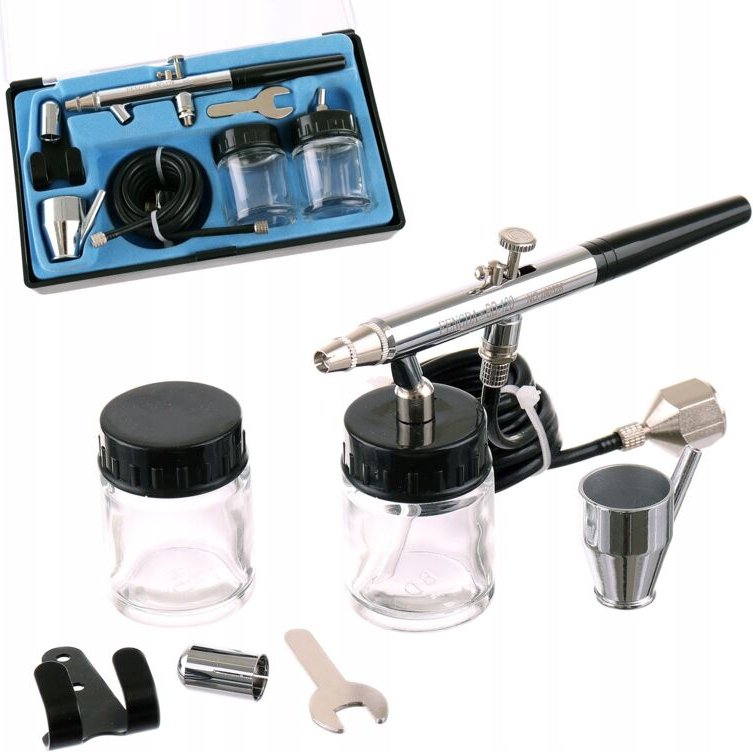 Fengda Airbrush-Düse 0,35 Mm 3 Tanks Für Präzisionsmalerei