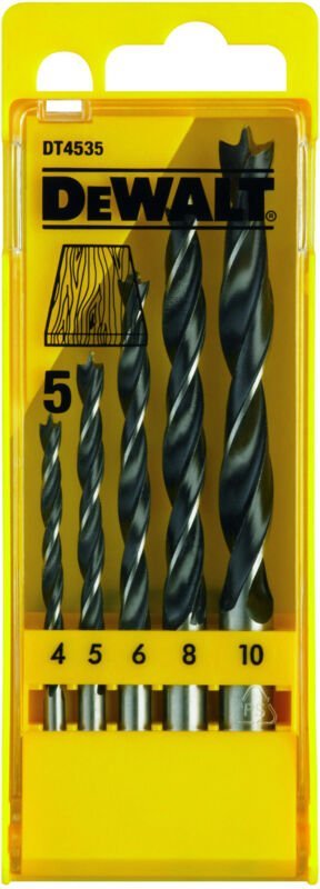 DT4535-QZ Holz-Spiralbohrer-Set 5teilig 5 St. - Dewalt