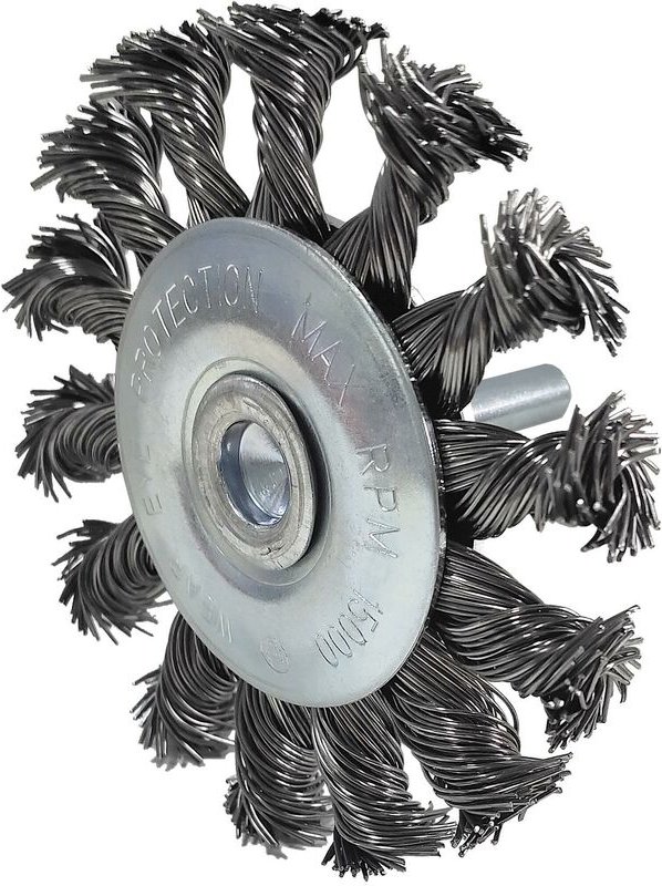 Stahldrahtrundbürste 0,5mm, ø 75mm