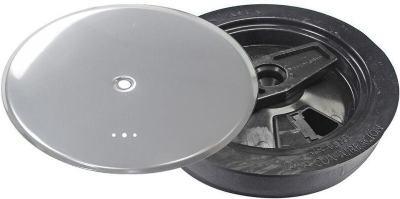 Saugflaschenabdeckung Pvc t 89 a ø 110 mm. mit Luftsprudler