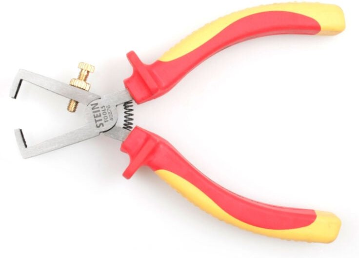 Stein-Abisolierzange mit Isoliergriff, 160 mm